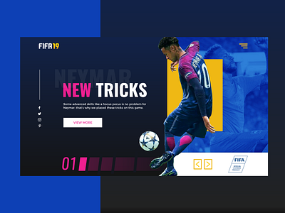 Fifa 19 - Website Concept