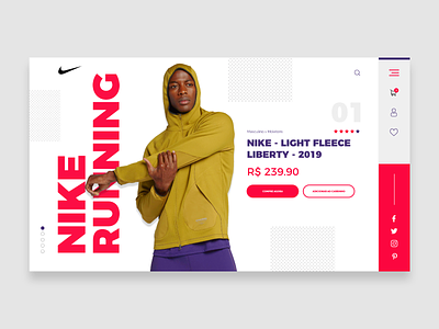 Nike - Website Concept interaction design interfacedesign ui ui ux ui design uidesign uiux user interface