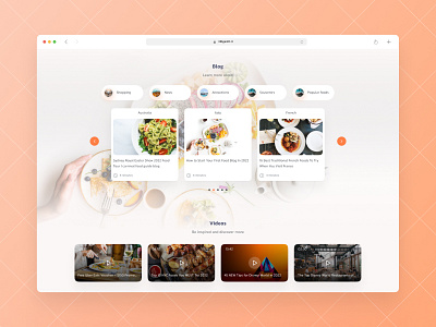 Travel agency website food home page travel travel agency ui uiux ux