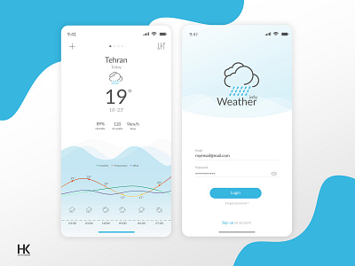 Weather App app application cell phone design flat hk hoseinkm89 mobile online app persian design ui user experience user interface ux ux design ux ui design weather weather app weather ui