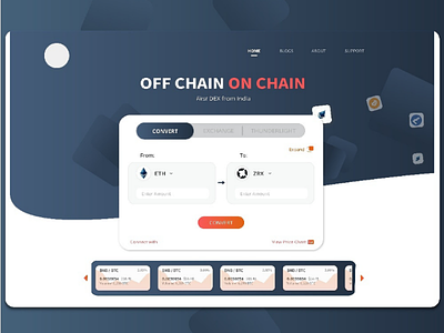 Landing page design for crypto exchange platform blockchain crypto currency design interaction design ui ux web design