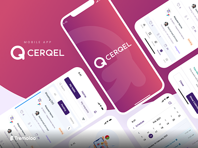CERQEL (Mobile App) app dashboard design mobile dashboard ui ux web website xd
