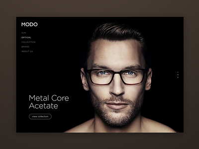 Modo redesign concept bootstrap grid layout clean simple ecommerce ecommerce product shop eyewear suglasses landing page design minimal web style product shop responsive web design shopify ecommerce design simple clean interface ui ux website interface