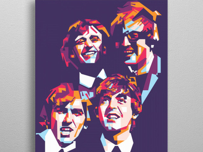 The Beatles art beatles illustration illustrator legend music music art pop art portait poster poster art rock rock band the thebeatles
