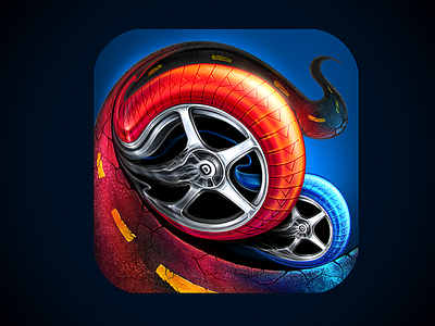 Racing Mobile Game Icon By Fracturize by custom fracturize game icon mobile racing