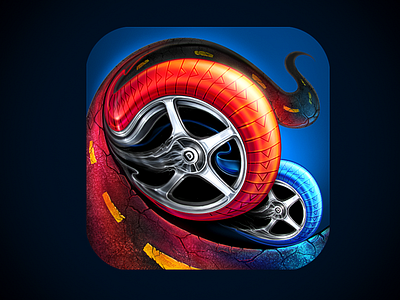 Racing Mobile Game Icon By Fracturize