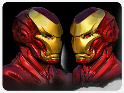 Ironman daily sketch by Fracturize 3d armor custom fracturize helmet ironman marvel mask modeling sculpting stark zbrush