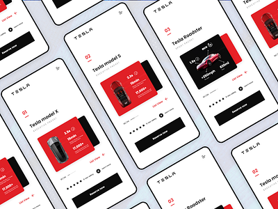 Tesla - Web app ui mobile mobile design ui uidesign uiux ux visual design webdesign website