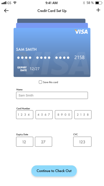 Daily UI Challenge 002- Credit Card credit card checkout dailyui simple ui