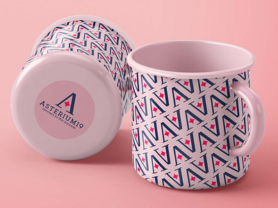 Logo and pattern for asterium