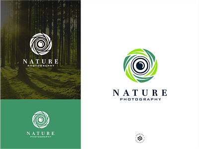 Nature green identity leaf logo nature organic photography simple