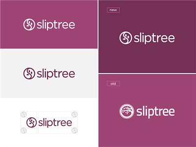 logo redesign for sliptree brand identity clean clean simple identity logo logo design minimalsim modern redesign
