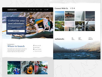 Outdoor Company Web Design
