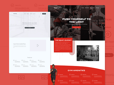 SquatStudio Wireframe To Web Design