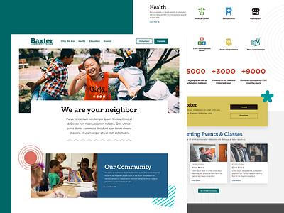 Nonprofit Website ui web design