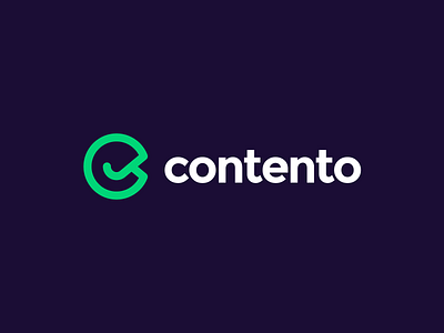 Logo design for contento app