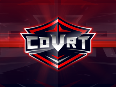 covrt design esports gaming gaminglogo icon initials logo vector