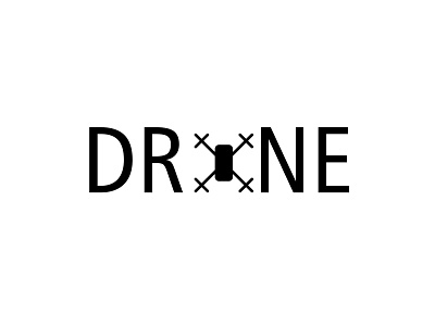 Drone design flat illustration logo style style guide