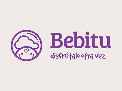 Bebitu Logo app baby babys backup bebes foto ios kids logo photo purple respaldo