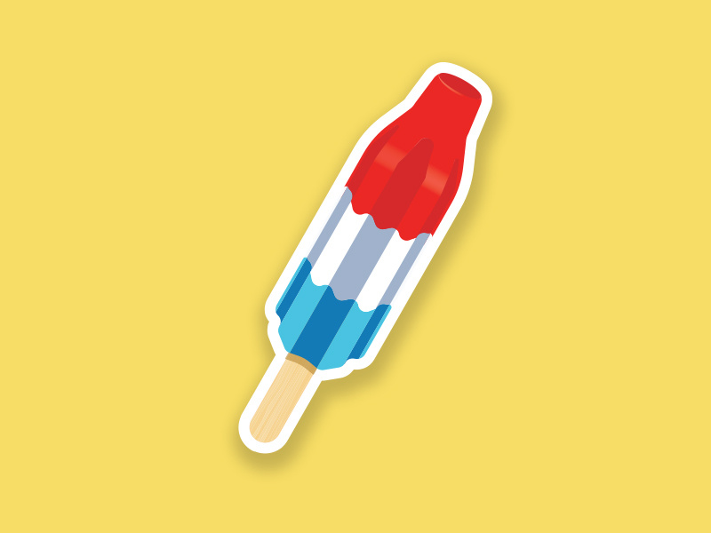 Bomb Pop magnets sticker mule ice cream ice pop bomb magnets