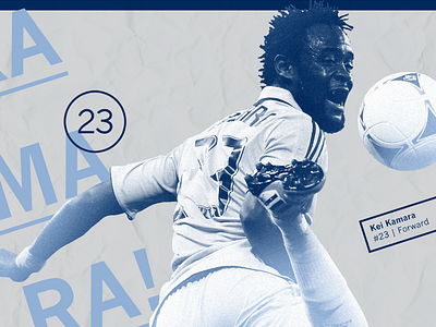 Sporting KC. Kei Kamara. #23 (Close) football graphic design poster soccer