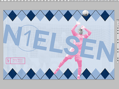 Sporting KC. Jimmy Nielsen. #1 (v1) football graphic design poster soccer