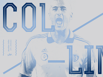 Sporting KC. Aurelien Collin. #78 (V3b) football graphic design poster soccer