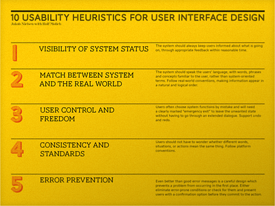 10 Usability Heuristics Poster. 11x17. v4b