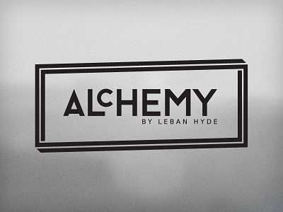 Alchemy Logo Black branding identity