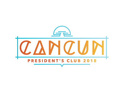 Cancun 2018 Logo V1b branding identity logo