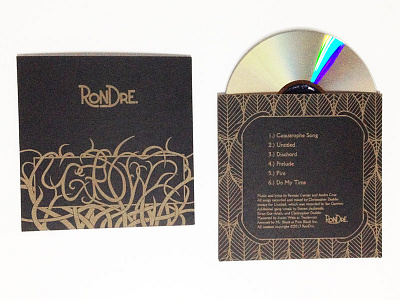 Rondre Custom CD Sleeve engraving laser