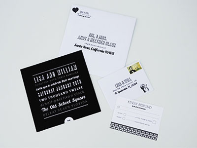 Wedding Invitation heart laser laser engrave invitation stock paper wedding