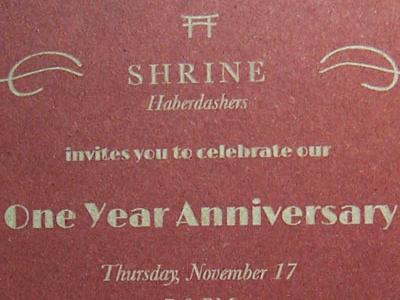 Laser Engraved Invitation