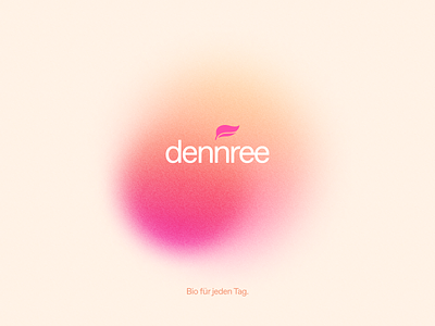 dennree - logo brand branding design gradient illustration logo sanserif typo typography
