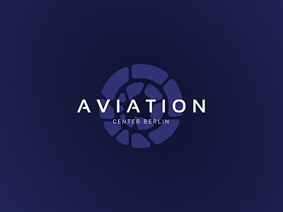 AVIATION - logo aviation blue brand branding design icon logo typo typography