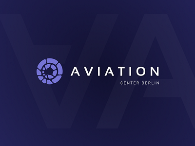AVIATION - logo aviation blue brand branding design graphic design illustration logo typo typography vector