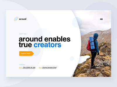 around - landingpage