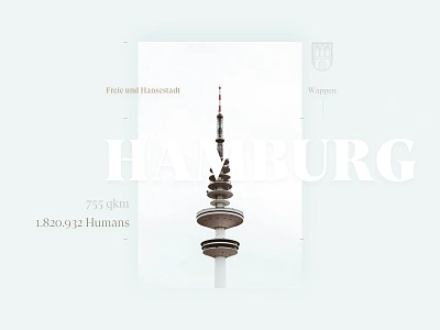 Freie & Hansestadt Hamburg city editorial hamburg hh layout light mood photo typography