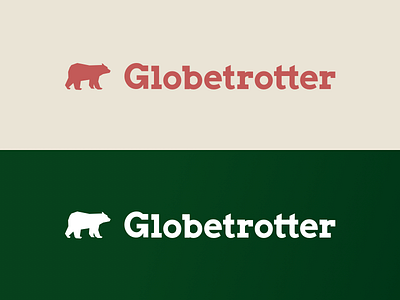 Globetrotter brand branding clean design globe globetrotter green logo trotter typography