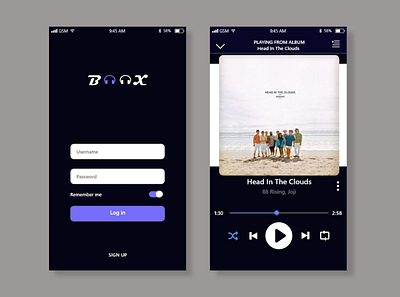 Music Exploration app design ui ui design uidesign uiuxdesign uiuxdesigner user interface ux