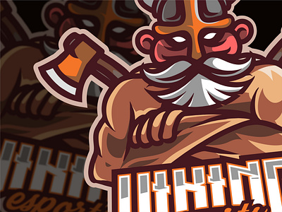 OLD VIKING | Esports logo az designs branding design esport logo esportslogo gaminglogo illustration mascot logo premade logo takevektor viking logo viking mascot vikings