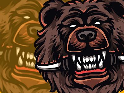 BEAR | Illustration design az designs bear branding design illustration mascot logo nft premadedesigns takevektor