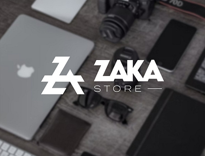 ZAKA STORE | Minimalist logo branding design graphic design illustration logo minimalist logo rdcl redicul takevektor vector