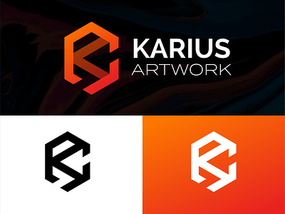 KARIUS ARTWORK | Minimalist logo artwork branding design graphic design illustration karius logo minimalist logo rdcl redicul simple logo sport logo vector