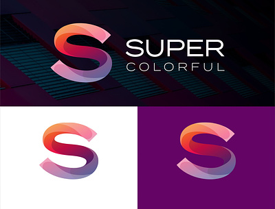 SUPER COLORFUL | Minimalist logo branding colorful logo design illustration inital logo logo logo s minimalist logo nft nft logo rdcl redicul slogo super colorful vector