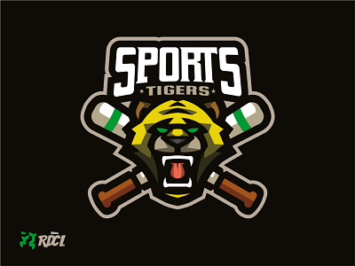 TIGER | Bold & Minimalist Logo branding design esport logo gaming logo illustration logo mascot gaming mascot logo mascot sport rdcl redicul sport logo tiger head tiger logo tiger mascot tiger sport vector yellow