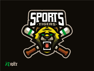 TIGER | Bold & Minimalist Logo branding design esport logo gaming logo illustration logo mascot gaming mascot logo mascot sport rdcl redicul sport logo tiger head tiger logo tiger mascot tiger sport vector yellow