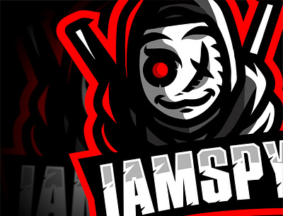 IAMSPY | Esports logo az designs branding design esport logo esportslogo gaminglogo grim illustration mascot logo premade logo reaper spy spying takevektor