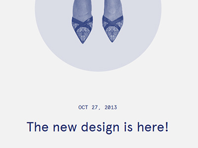 The new design is here! blog portfolio responsive rwd ui ux