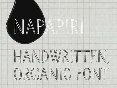 Napapiri handwritten typeface